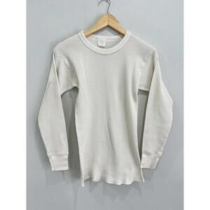 Vintage Thermal Longsleeve Shirt off white